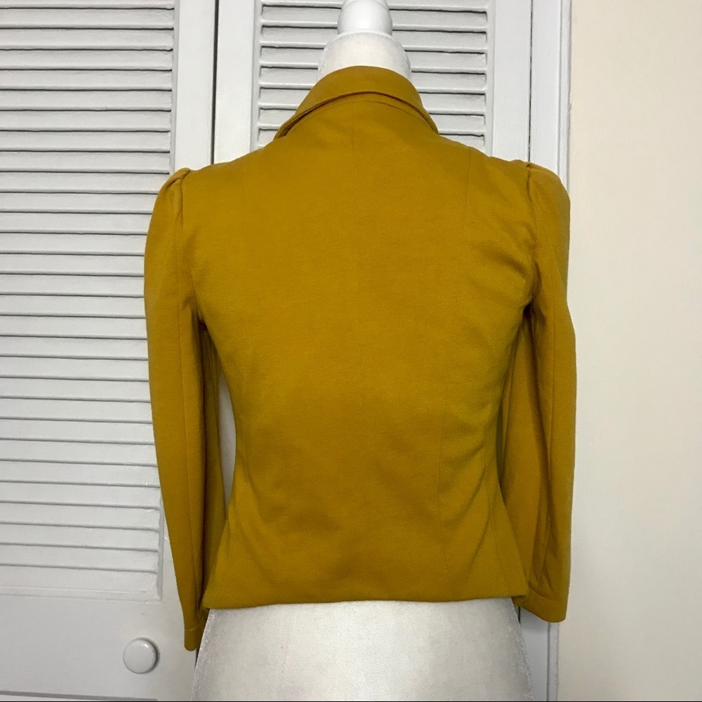 Mustard Yellow Blazer by Xtaren - Picture 2 of 2
